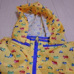 140㎝ キッズ 車柄 ウィンドブレーカーの画像