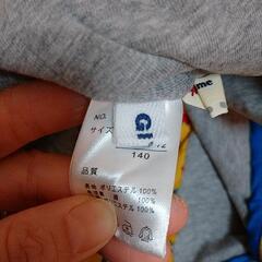 140㎝ キッズ 車柄 ウィンドブレーカーの画像