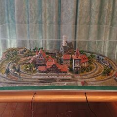取引中】鉄道模型（Zゲージ用）ジオラマ