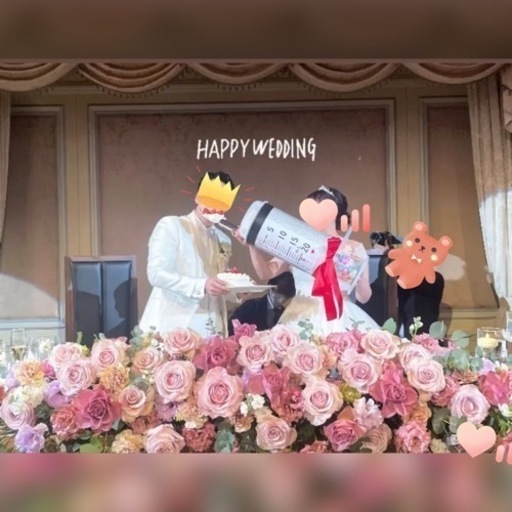 注射器スプーン　結婚式ファーストバイト用　ハンドメイド