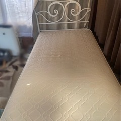 シングルベッド マットレス付き 値下げしましたの画像