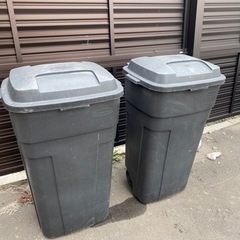 ０円外置きゴミ箱2点セット車輪付き