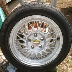 BBS 16インチ 7.5J +55 PCD114.3 5穴 225/50R16 4本セット (内1本ジャンク) 