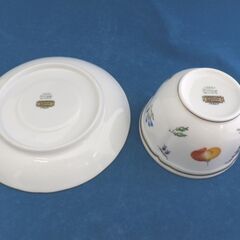 リチャードジノリ ② イタリアンフルーツ ティーカップ＆ソーサー フルーツ柄 ホワイト Richard Ginori 札幌 西岡店の画像