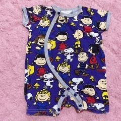 スヌーピー ❤️ 半袖 ロンパース 50-60cm 新生児
