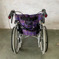 KAWAMURA KOBE JAPAN カワムラ 折り畳み車椅子 介護 自走式 KA822L-40の画像