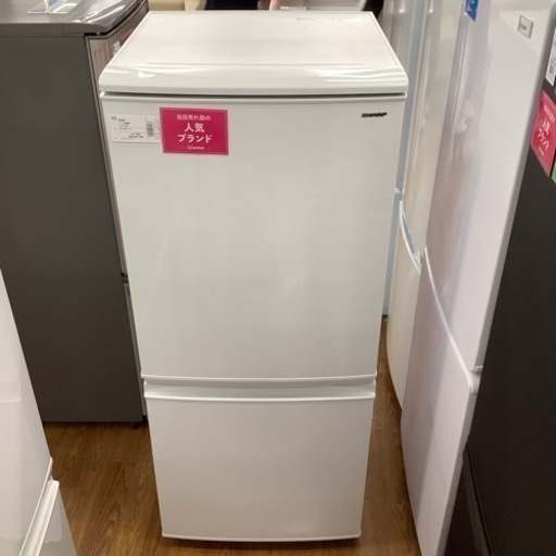 SHARP シャープ 2ドア冷蔵庫 SJ-D14D-W 2018年製【トレファク 川越店】