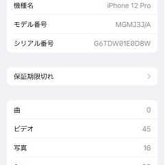 iPhone 12 pro パシフィックブルー 512 GBの画像