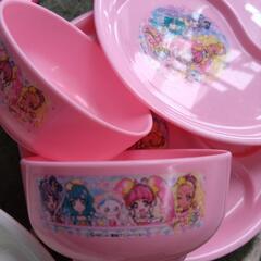 お値引　プリキュアバッグ　食器類 キティちゃん　6点セットの画像