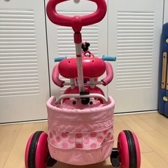 【無料】三輪車(ミニーマウス)の画像