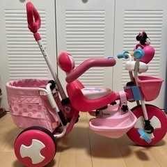 【無料】三輪車(ミニーマウス)の画像