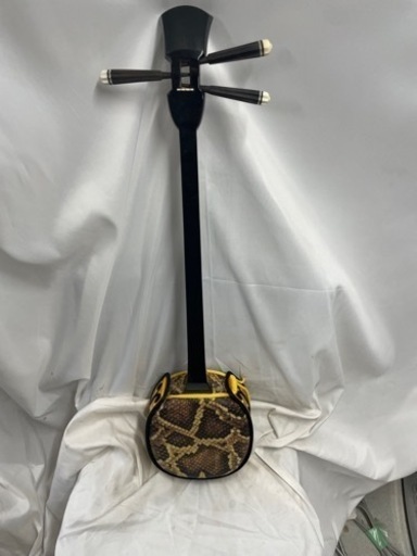 登り竜ティーガ】沖縄三線✨本革強化張り✨訳あり 訳あり品