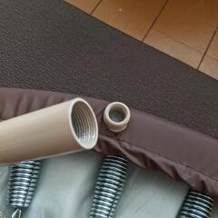 ☆決まりました☆【5/12処分予定】一人用トランポリン【保護マット付】の画像