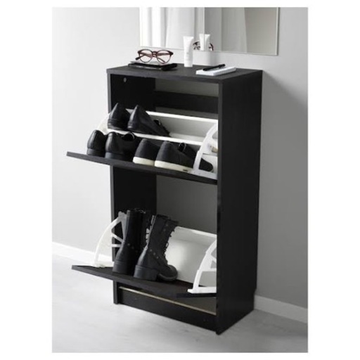 シューズ収納　IKEA 薄型　スリム　キャビネット　定価6.999円