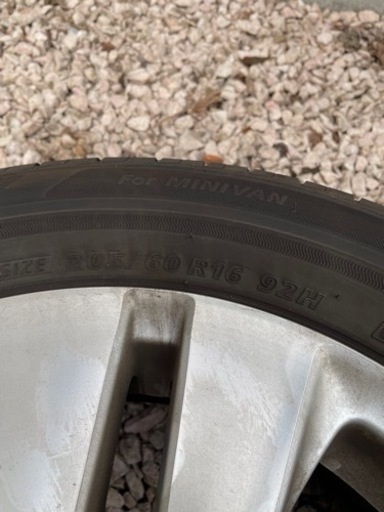 ステップワゴンスパーダ　純正ホイール＋ブリヂストン夏タイヤ 4本セット205/60R16 　※4/11までの掲載です。