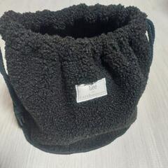 美品　Lee　earthmusic&ecologyコラボ  3way　ボア　巾着バッグ　ショルダーありの画像