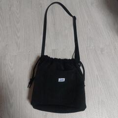 美品　Lee　earthmusic&ecologyコラボ  3way　ボア　巾着バッグ　ショルダーありの画像