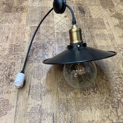 【特価！】LED　ペンダントライト　傘つき　6A 125V　ブラ...