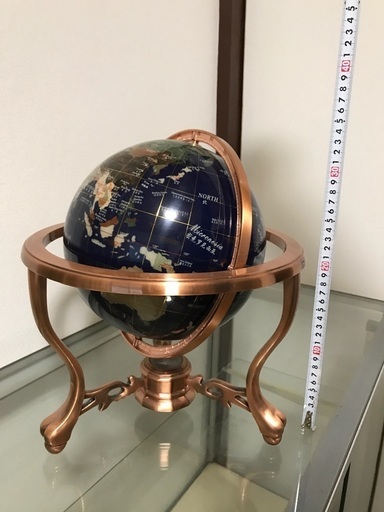 ⭐️天然石の地球儀‼️