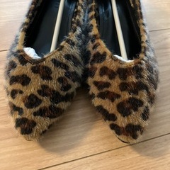 パンプス レオパード LLサイズの画像