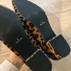 パンプス レオパード LLサイズの画像