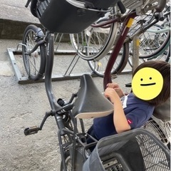 お話中子乗せ自転車