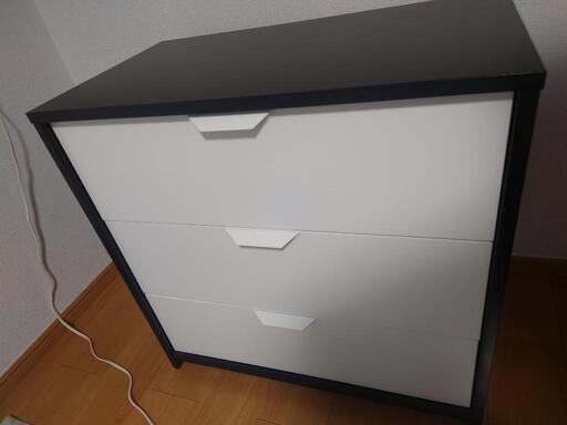 イケア製　ASKVOLL　チェスト引き出し×3