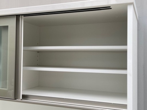 ニトリ ダストワゴン付 食器棚◇LIGARE 140◇リガーレ キッキンボード◇ソフトクローズ◇B69