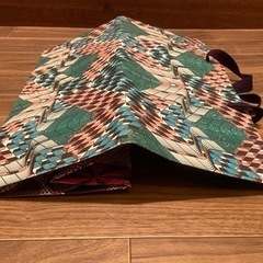 幾何学模様のショッパーの画像