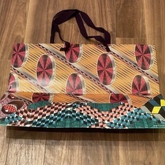 幾何学模様のショッパーの画像