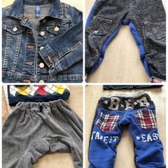 キッズ、ベビー服80サイズ　男の子　秋、冬用　有名ブランド ミキハウス  mikiHouse、maarookあり　全13着の画像