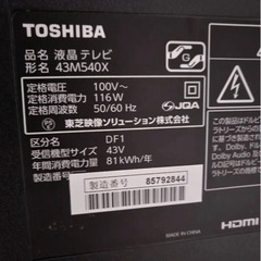 テレビジャンク品の画像