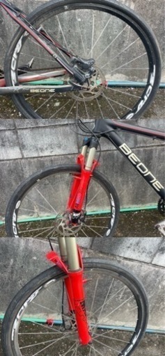 BEONE マウンテンバイク　26インチ自転車　車体カーボン