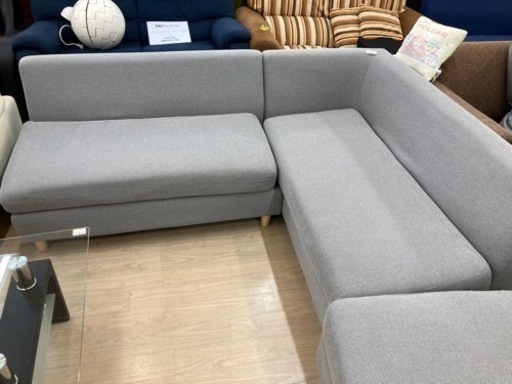 【トレファク名古屋徳重】オットマン付きのコーナーソファのご紹介！