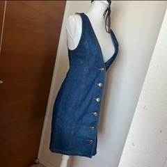 デニムワンピース　Mサイズの画像