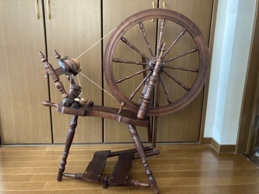 紡毛機　糸車　紡ぎ車