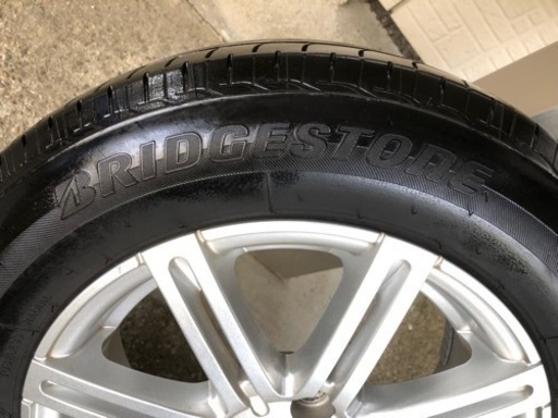 夏タイヤ　アルミホイール付