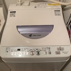 (※取引成立済みです) SHARP洗濯機 
