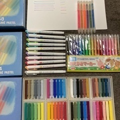 画材　パステル　蛍光ペン