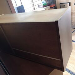 飾り棚 ガラス戸付き 【無料】の画像