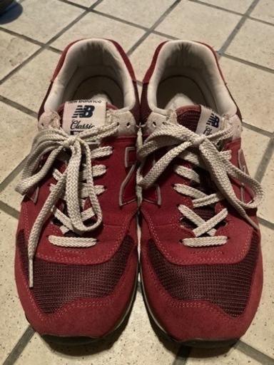 NewBalanceスニーカー赤　26.5cm