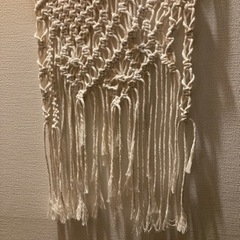 マクラメタペストリー　ハンドメイドの画像
