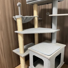 キャットタワー　ファブリックの画像