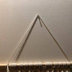 マクラメタペストリー　ハンドメイドの画像