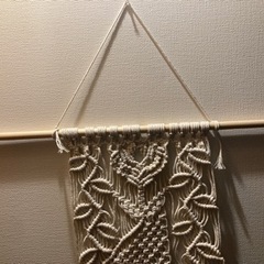 マクラメタペストリー　ハンドメイドの画像