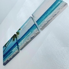アートパネル　ポスター　海