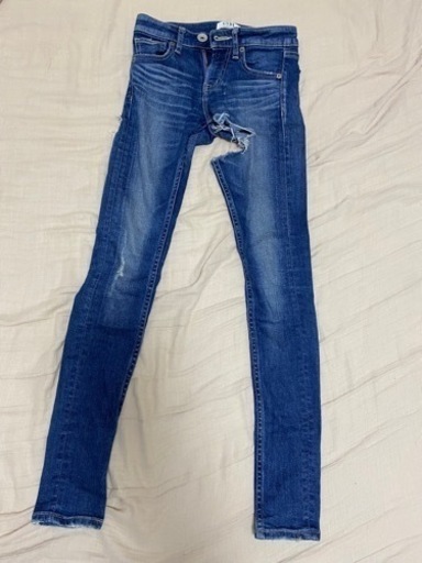 GYDA DOUBLERIPPEDスキニーデニムパンツ