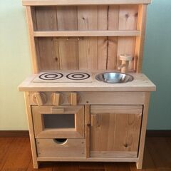 おままごと　キッチン　おもちゃ　木製(ロディのおまけつき)