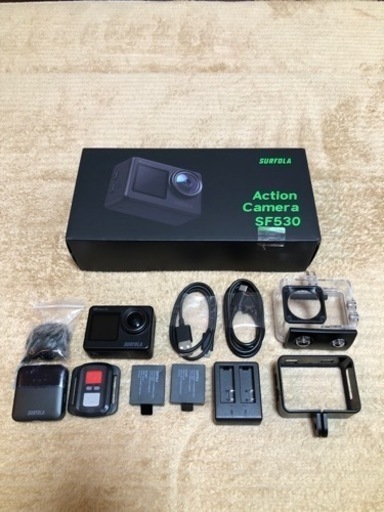 Surfola アクションカメラ 【ワイヤレスマイク付き】美品