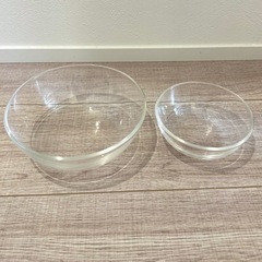 【美品】イワキ 耐熱ガラスボウル 2個セット